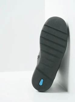 DAMES Wolky Hoge Veterschoenen|Wandelschoenen<Whynot - zwart leer