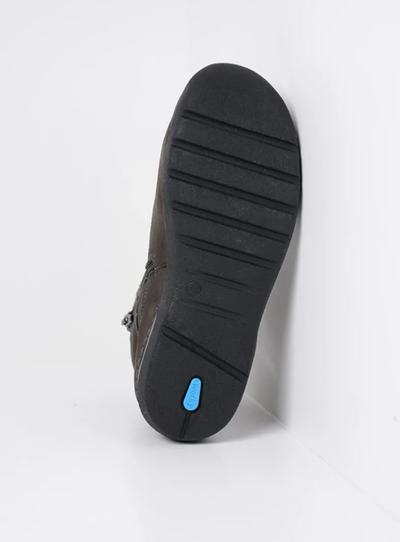 DAMES Wolky Hoge Veterschoenen|Wandelschoenen<Whynot HV - asfalt nubuck