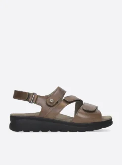 DAMES Wolky Sandalen<Yard - cognac leer