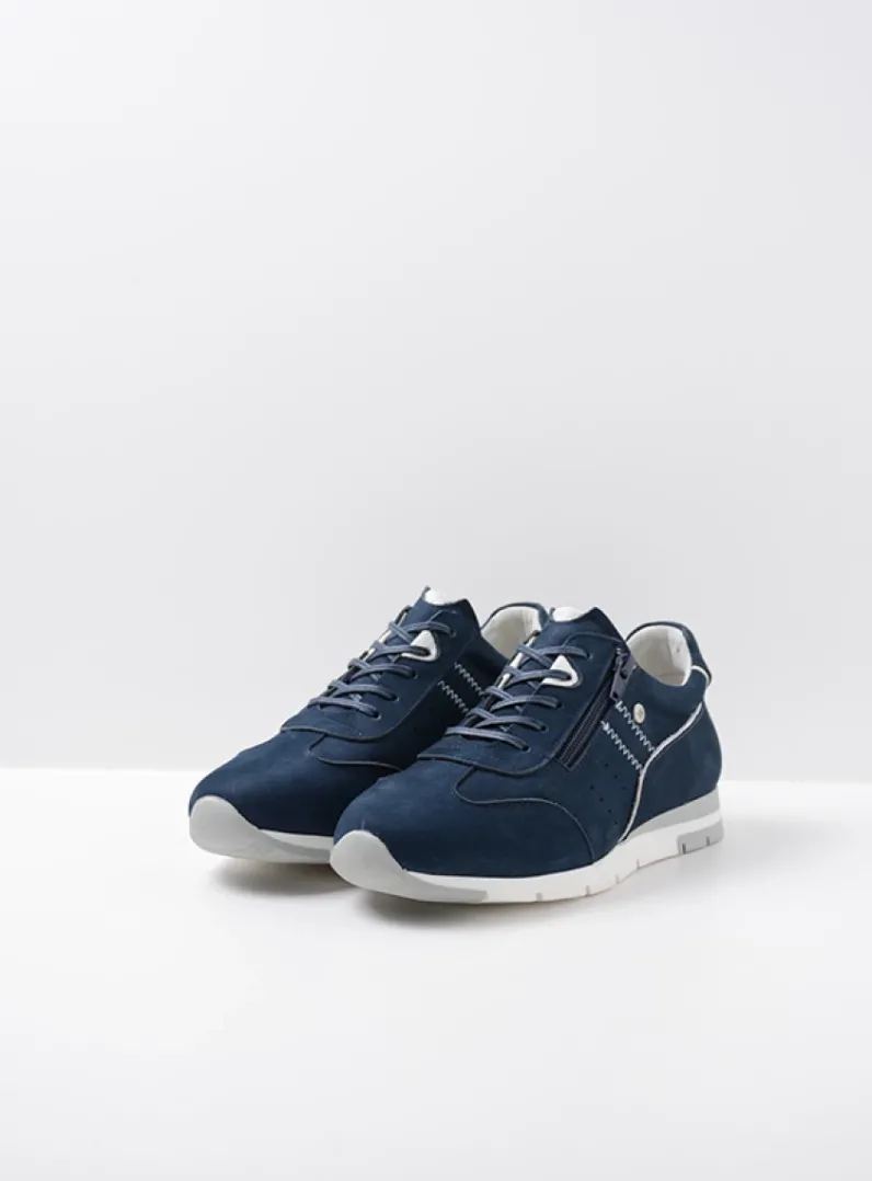 DAMES Wolky Sneakers|Lage Veterschoenen<Yell XW - denim nubuck