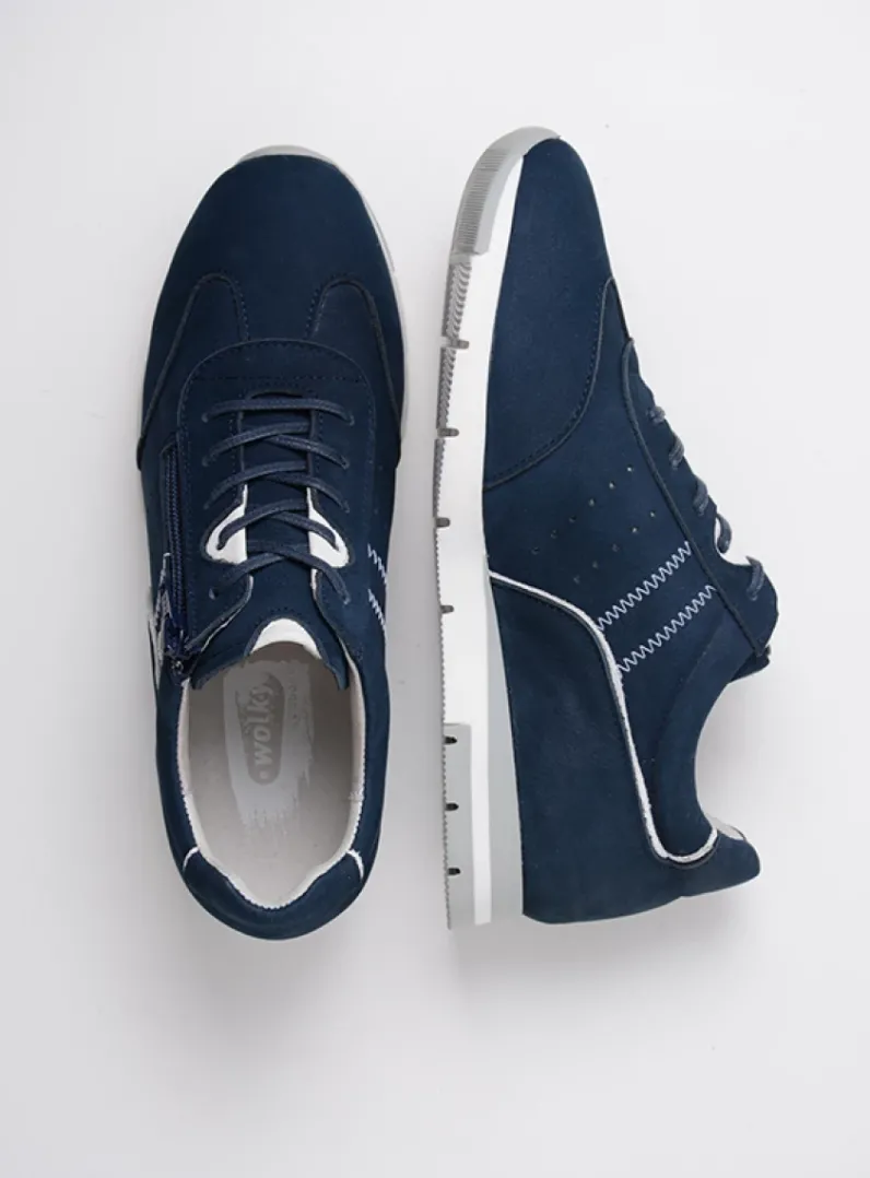 DAMES Wolky Sneakers|Lage Veterschoenen<Yell XW - denim nubuck