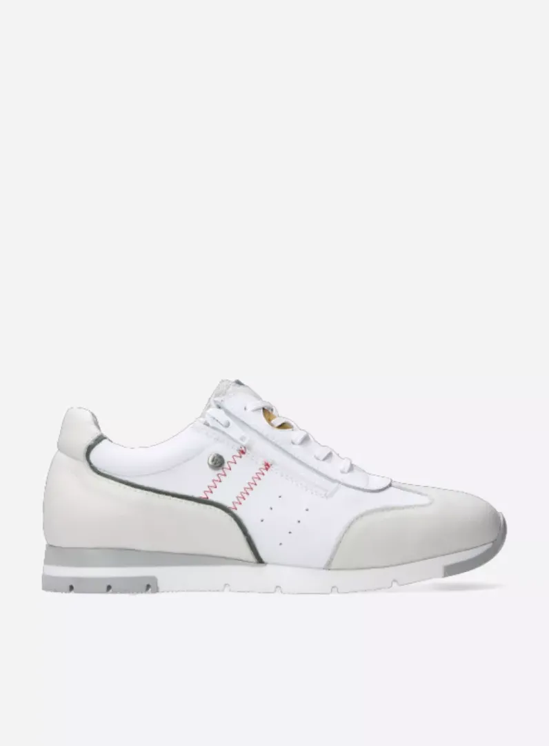 DAMES Wolky Lage Veterschoenen|Sneakers<Yell XW - gebroken wit leer