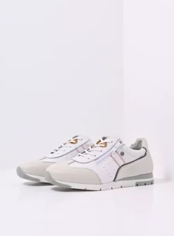 DAMES Wolky Lage Veterschoenen|Sneakers<Yell XW - gebroken wit leer