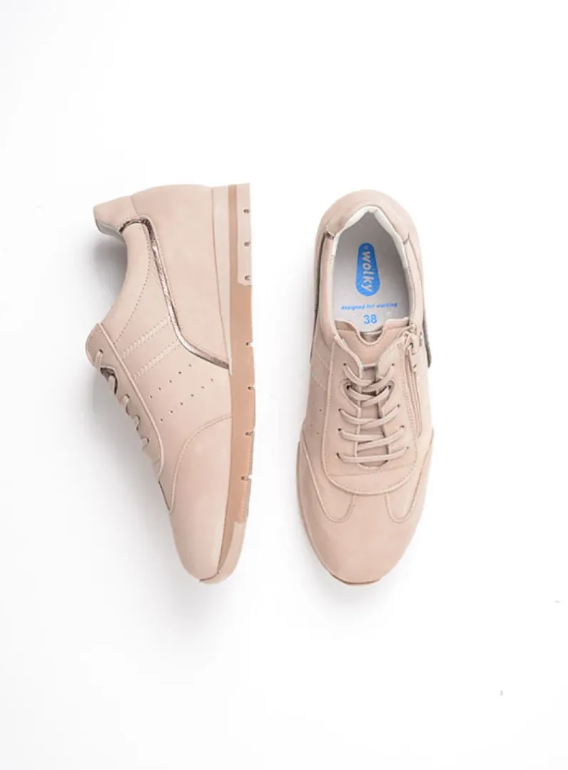 DAMES Wolky Lage Veterschoenen|Sneakers<Yell XW - safari nubuck