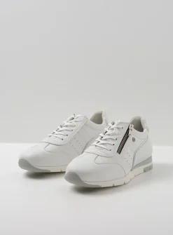DAMES Wolky Lage Veterschoenen|Sneakers<Yell XW - wit leer