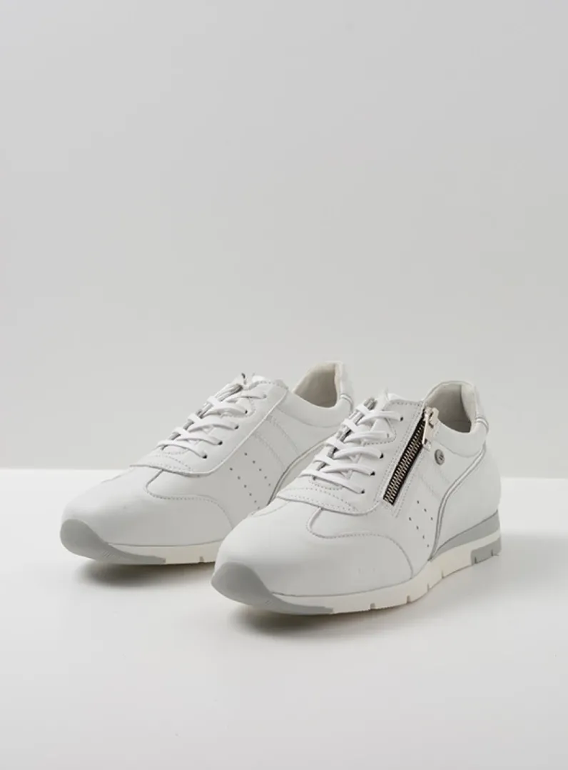 DAMES Wolky Lage Veterschoenen|Sneakers<Yell XW - wit leer