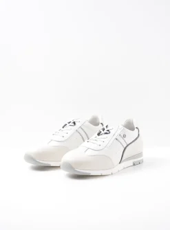 DAMES Wolky Lage Veterschoenen|Sneakers<Yell XW - wit/blauw leer