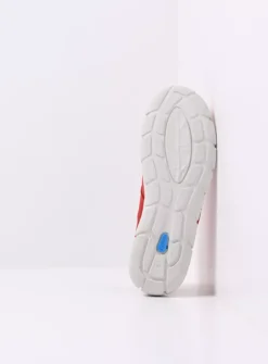 DAMES Wolky Bandschoenen<Yukon - rood effectleer