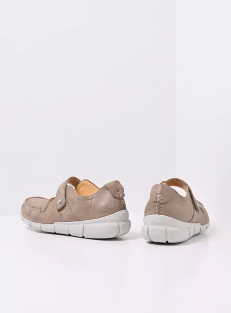 DAMES Wolky Bandschoenen<Yukon - safari effectleer