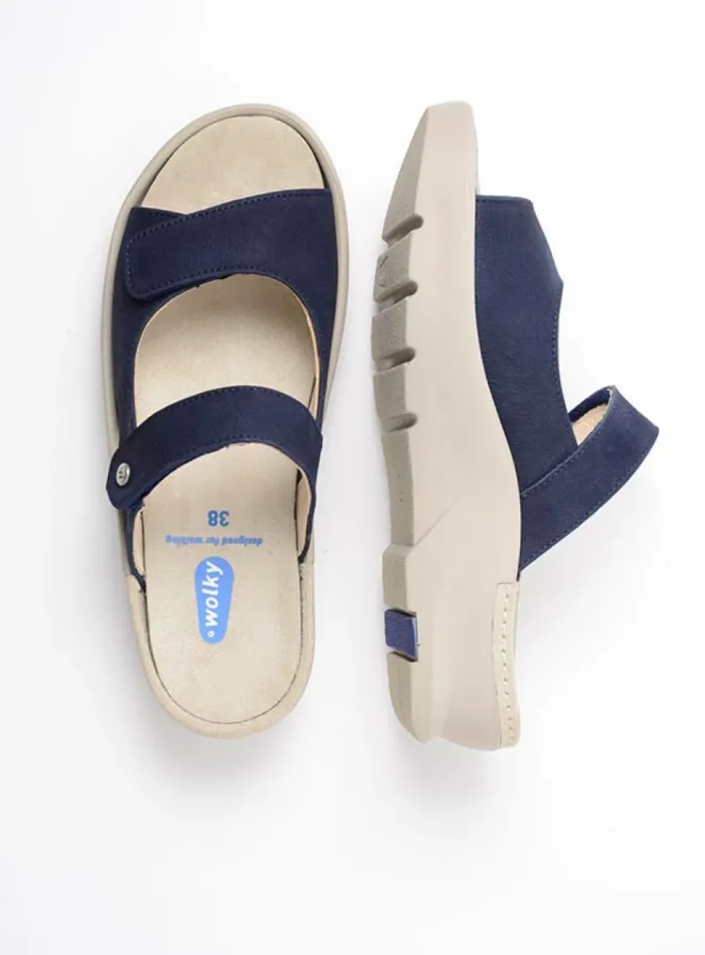 DAMES Wolky Slippers<Zaandam - denim nubuck