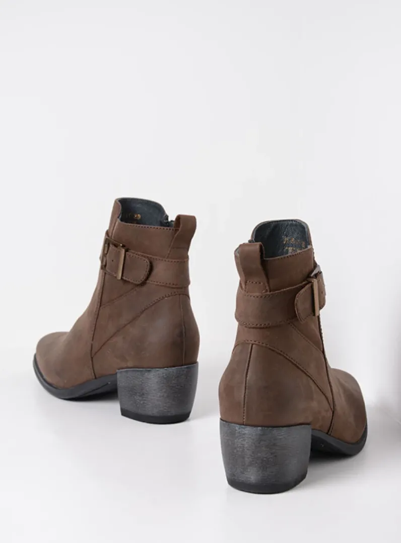 DAMES Wolky Cowboylaarzen|Herfst/Winter<Zavalla HV - bruin nubuck