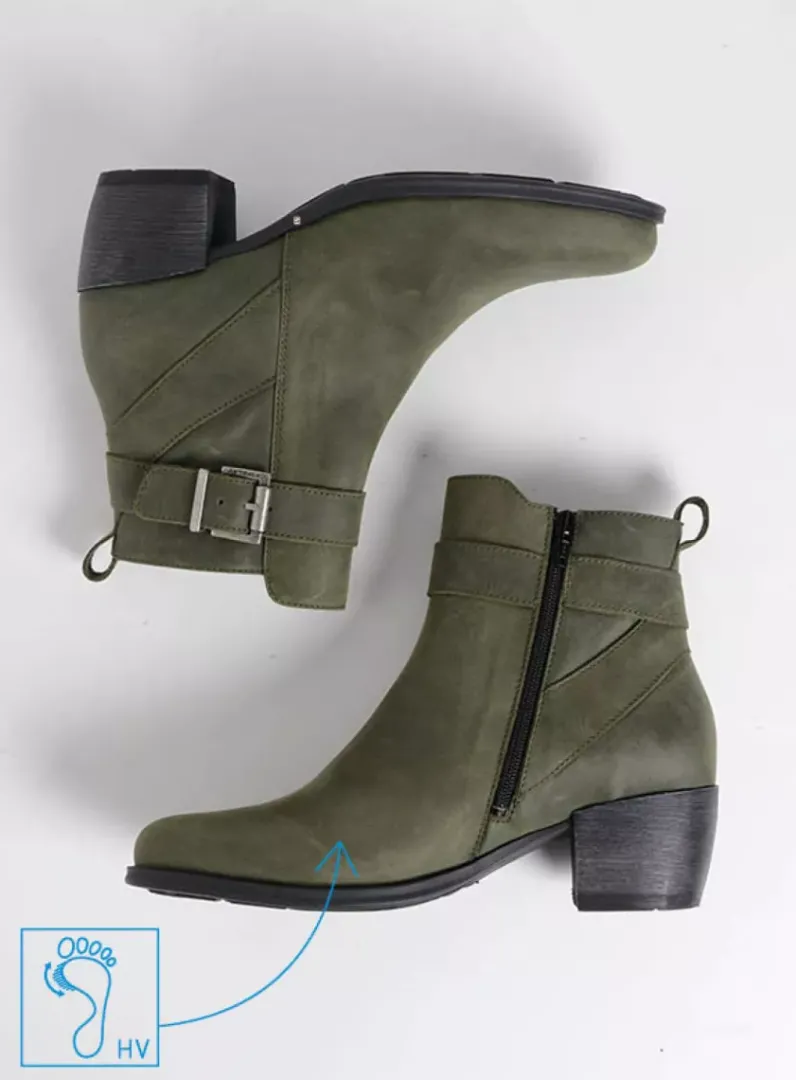 DAMES Wolky Cowboylaarzen|Herfst/Winter<Zavalla HV - forestgroen nubuck