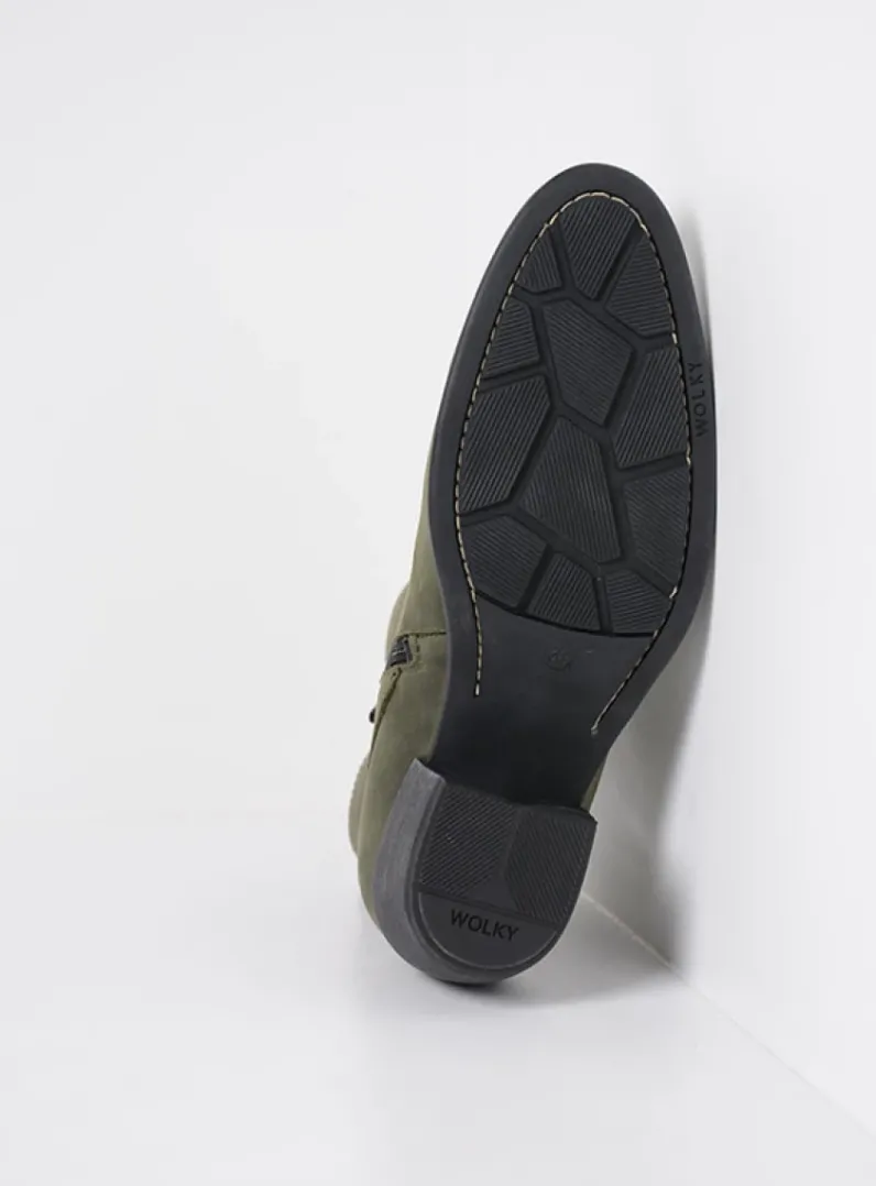 DAMES Wolky Cowboylaarzen|Herfst/Winter<Zavalla HV - forestgroen nubuck