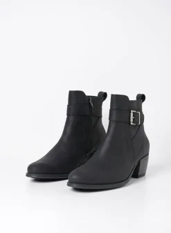 DAMES Wolky Herfst/Winter|Enkellaarsjes<Zavalla HV - zwart nubuck