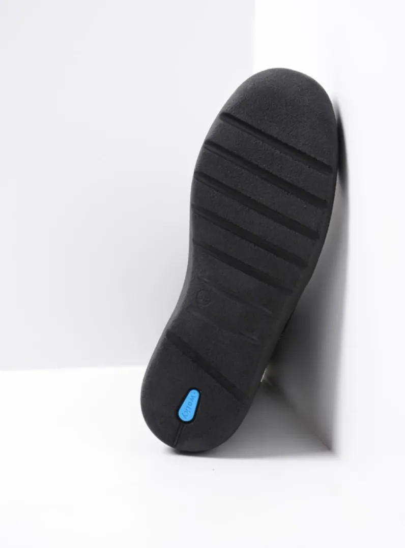 DAMES Wolky Hoge Veterschoenen|Veterlaarzen<Zigzag - zwart suede